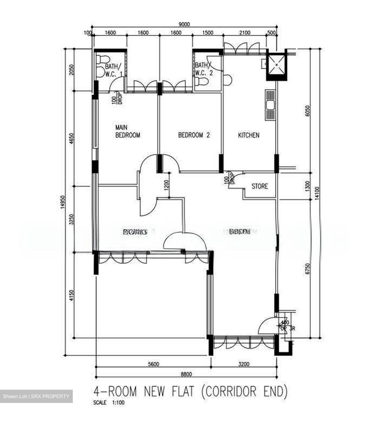 Blk 314 Serangoon Avenue 2 (Serangoon), HDB 4 Rooms #631011471